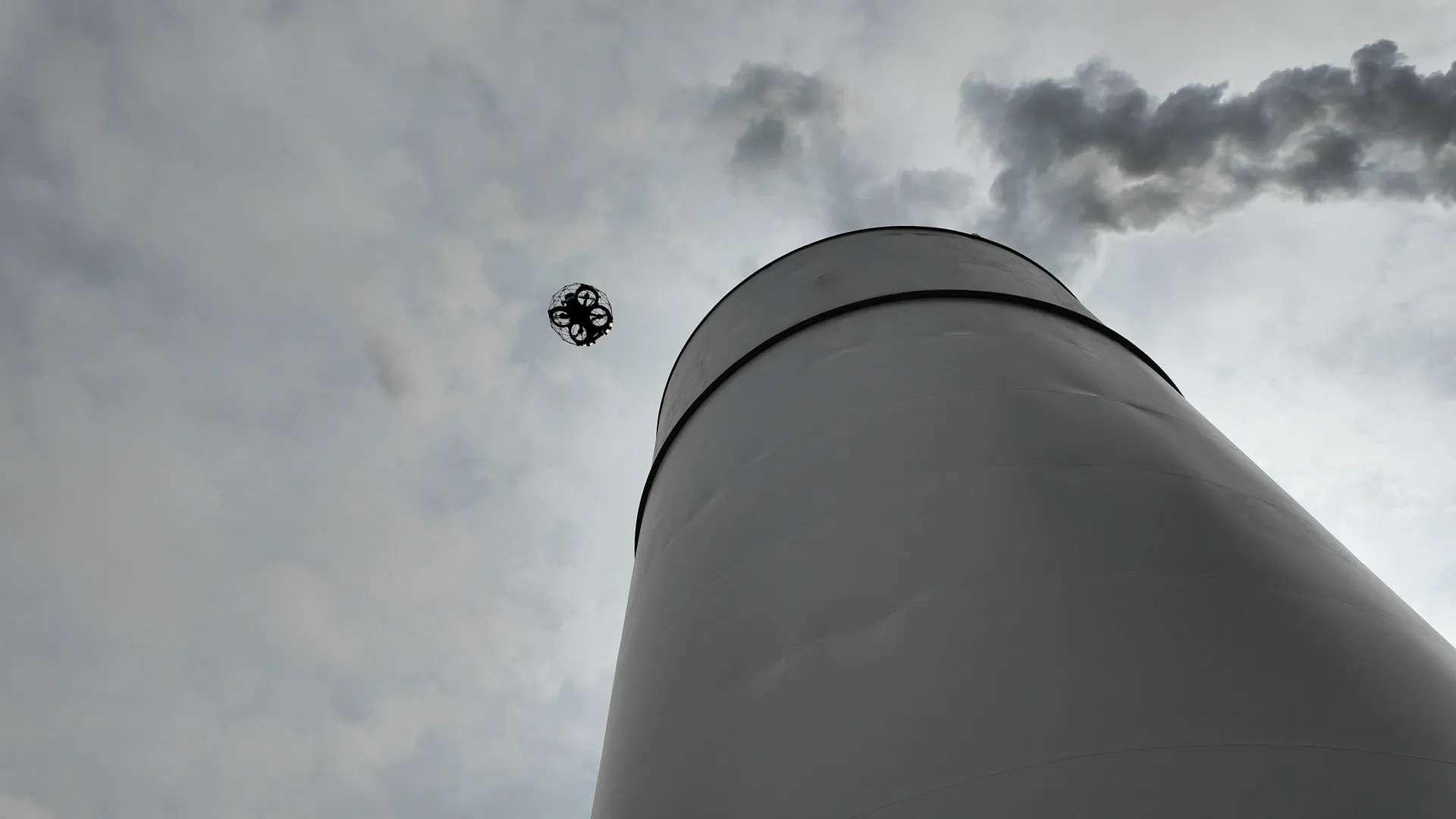 Kopterflug Inspektionsteam bei der Arbeit